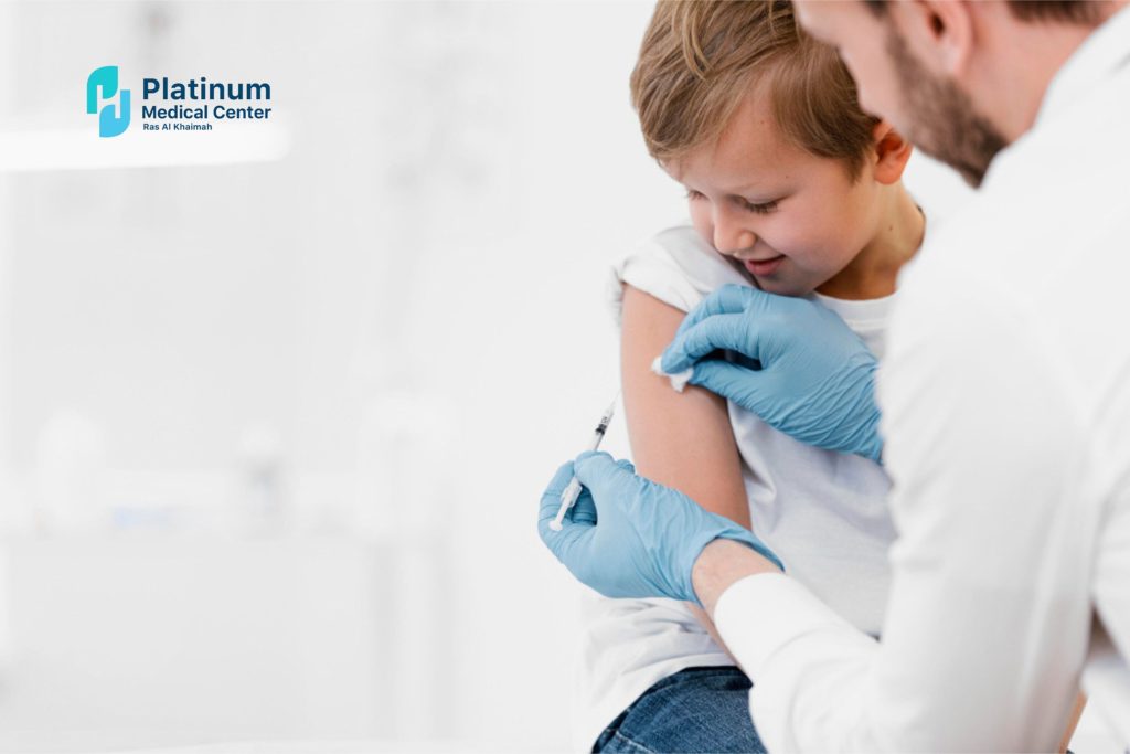 childhood vaccination schedule in UAE